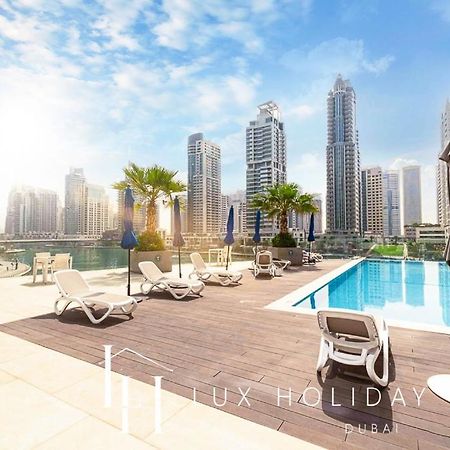 Lux Contemporary Suite With Full Marina View 6 Дубай Экстерьер фото