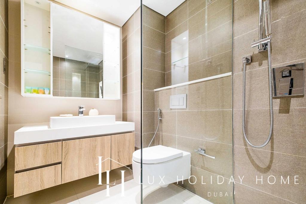 Lux Contemporary Suite With Full Marina View 6 Дубай Экстерьер фото