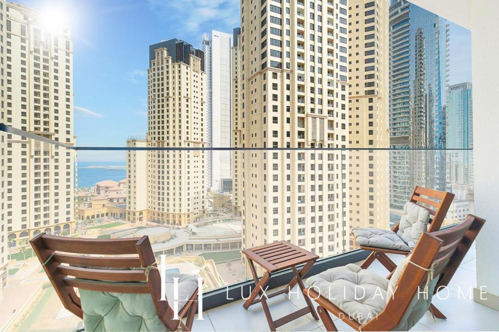 Lux Contemporary Suite With Full Marina View 6 Дубай Экстерьер фото