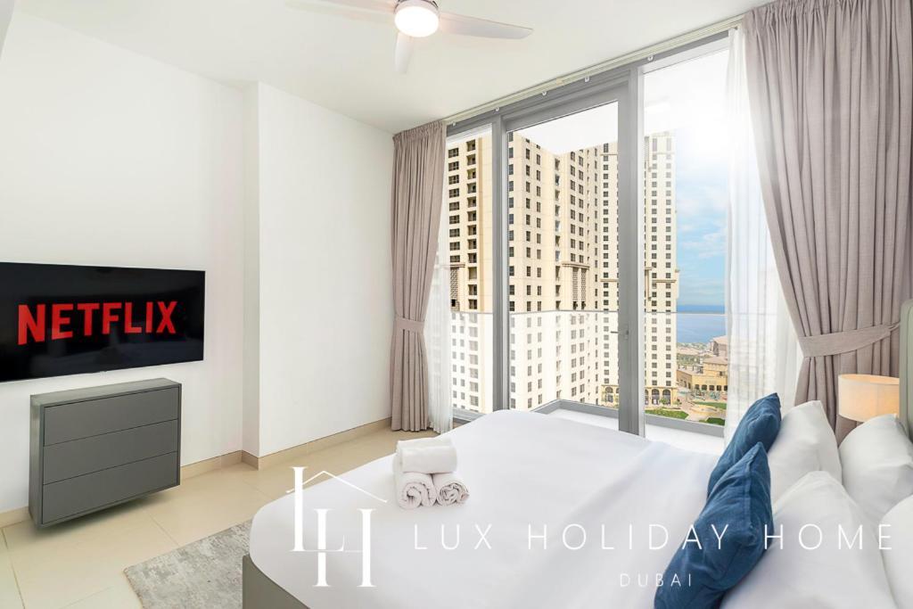Lux Contemporary Suite With Full Marina View 6 Дубай Экстерьер фото
