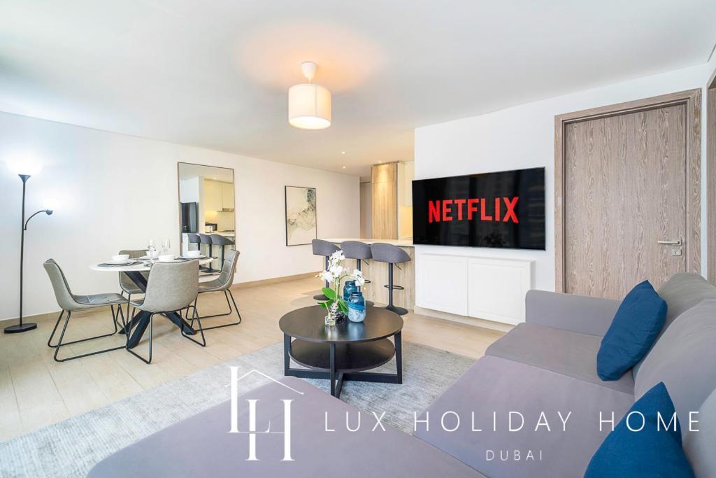 Lux Contemporary Suite With Full Marina View 6 Дубай Экстерьер фото